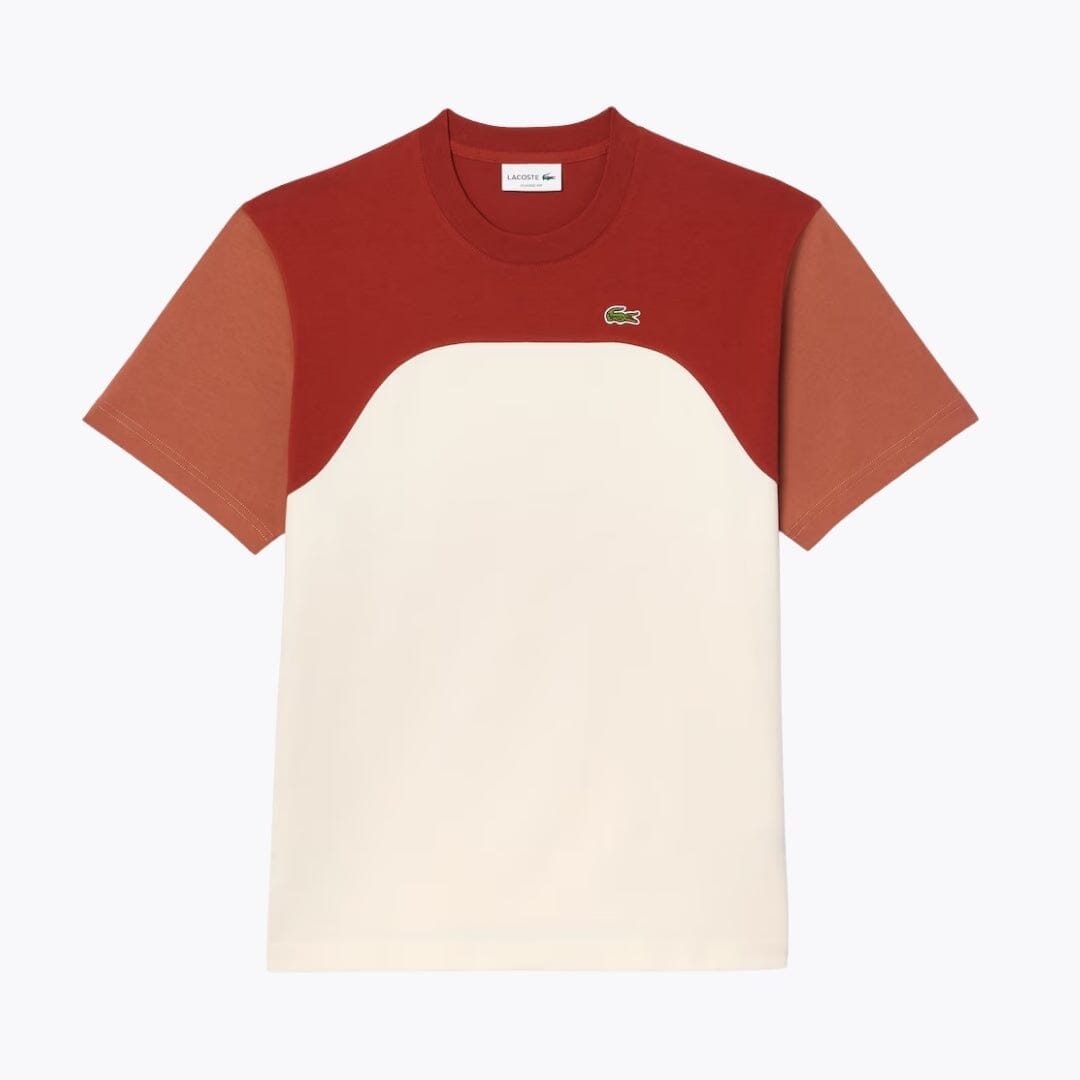 LC Cotton Jersey Colour-Block T-shirt LC Cotton Jersey Colour-Block T-shirt Slate Crown White / brown / light brown S