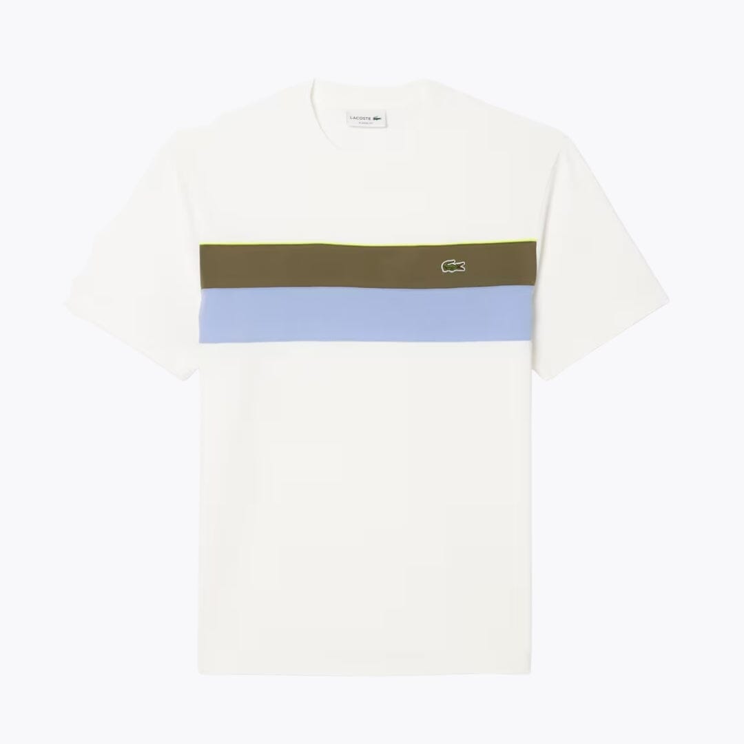 LC Jersey Colour-Block T-shirt LC Jersey Colour-Block T-shirt Slate Crown White / khaki green / purple S