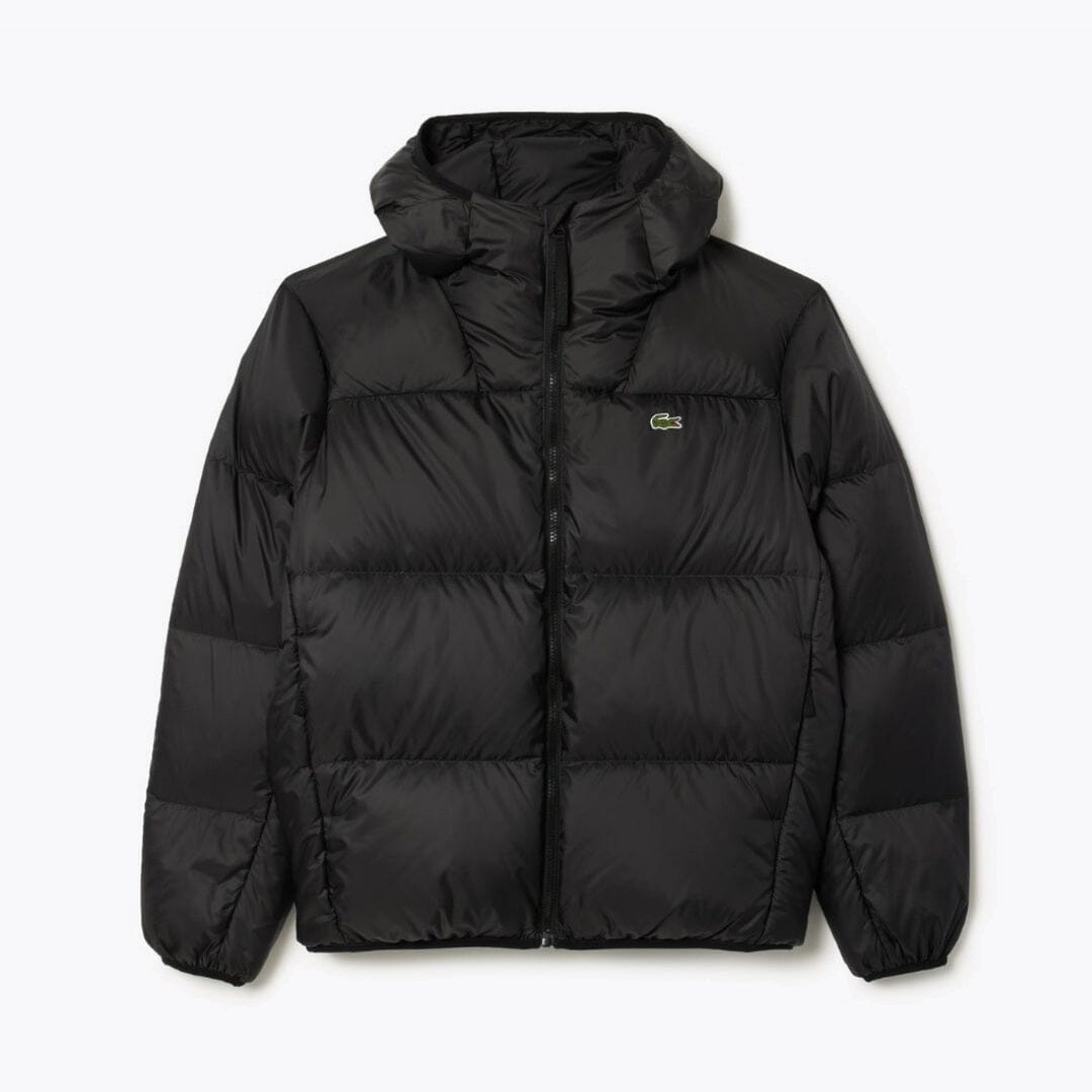 LC Short Water-Repellent Hooded Puffed Jacket LC Short Water-Repellent Hooded Puffed Jacket Slate Crown Black S