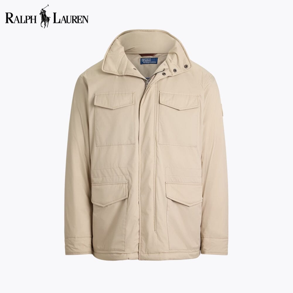RL Gabardine Hooded Field Jacket RL Gabardine Hooded Field Jacket Slate Crown Classic Stone S