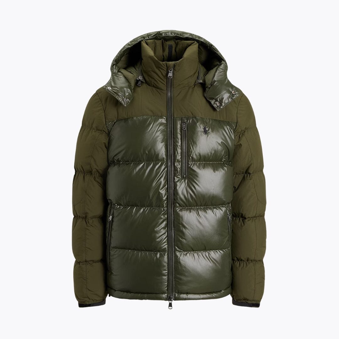 RL Gorham Two-Tone Down Jacket RL Gorham Two-Tone Down Jacket Slate Crown Dark Loden Matte S