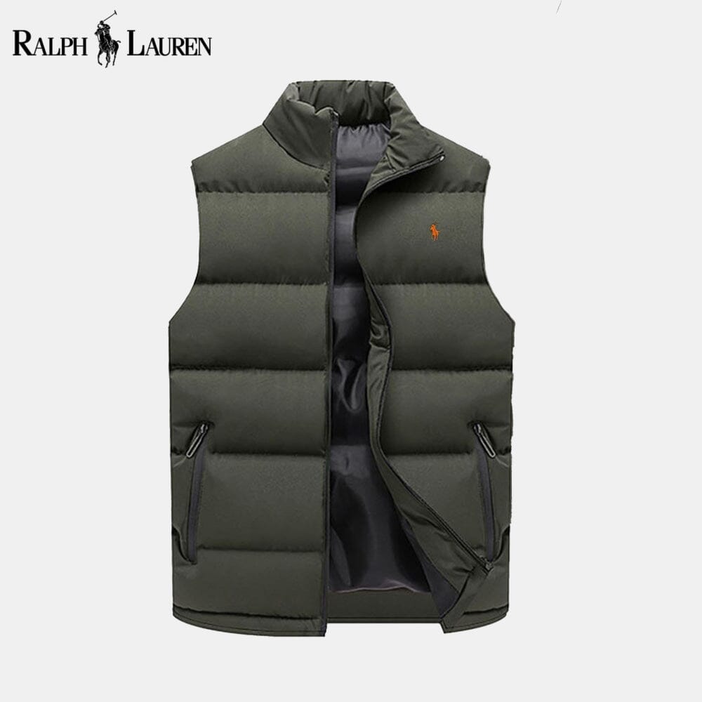 RL Insulated Down Puffer Waistcoat RL Insulated Down Puffer Jacket Slate Crown Green Ranger S