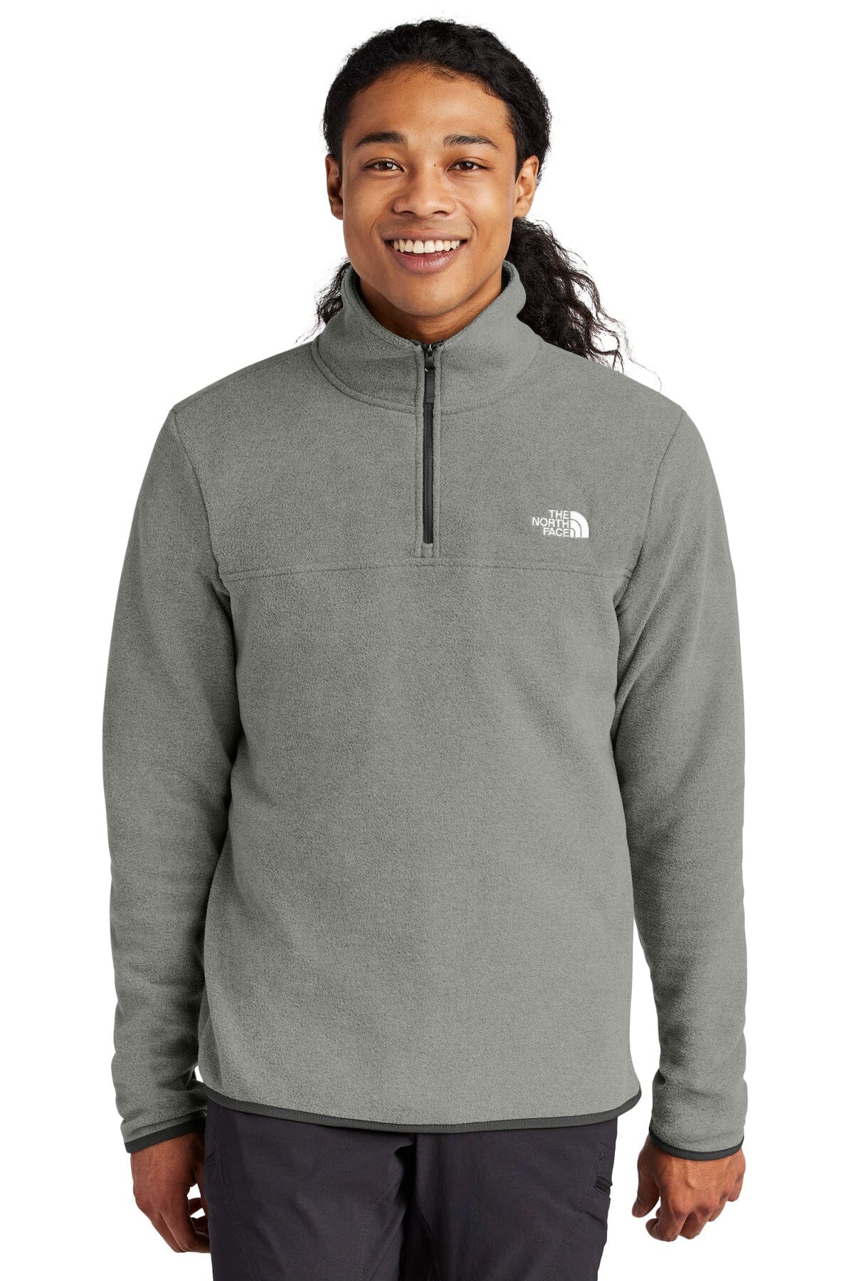 TNF ® Glacier 1/4-Zip Fleece NF0A7V4L Sweatshirts/Fleece Belleza & Glamour TNF Medium Grey Heather S