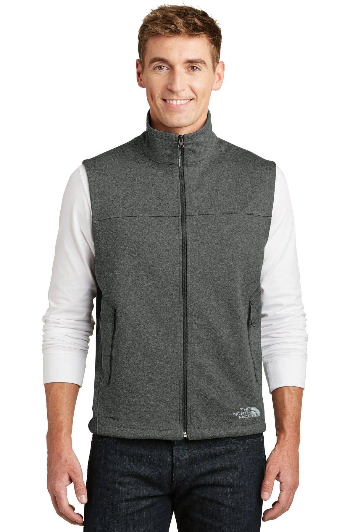 TNF ® Ridgewall Soft Shell Vest. NF0A3LGZ Outerwear Belleza & Glamour TNF Dark Grey Heather S