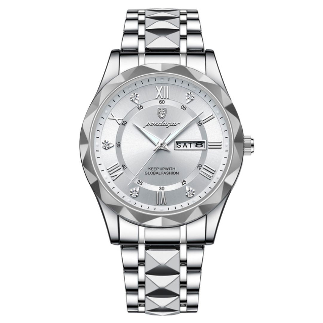 Watch Poedagar Majestic Relogio 20 Belleza & Glamour Majestic White