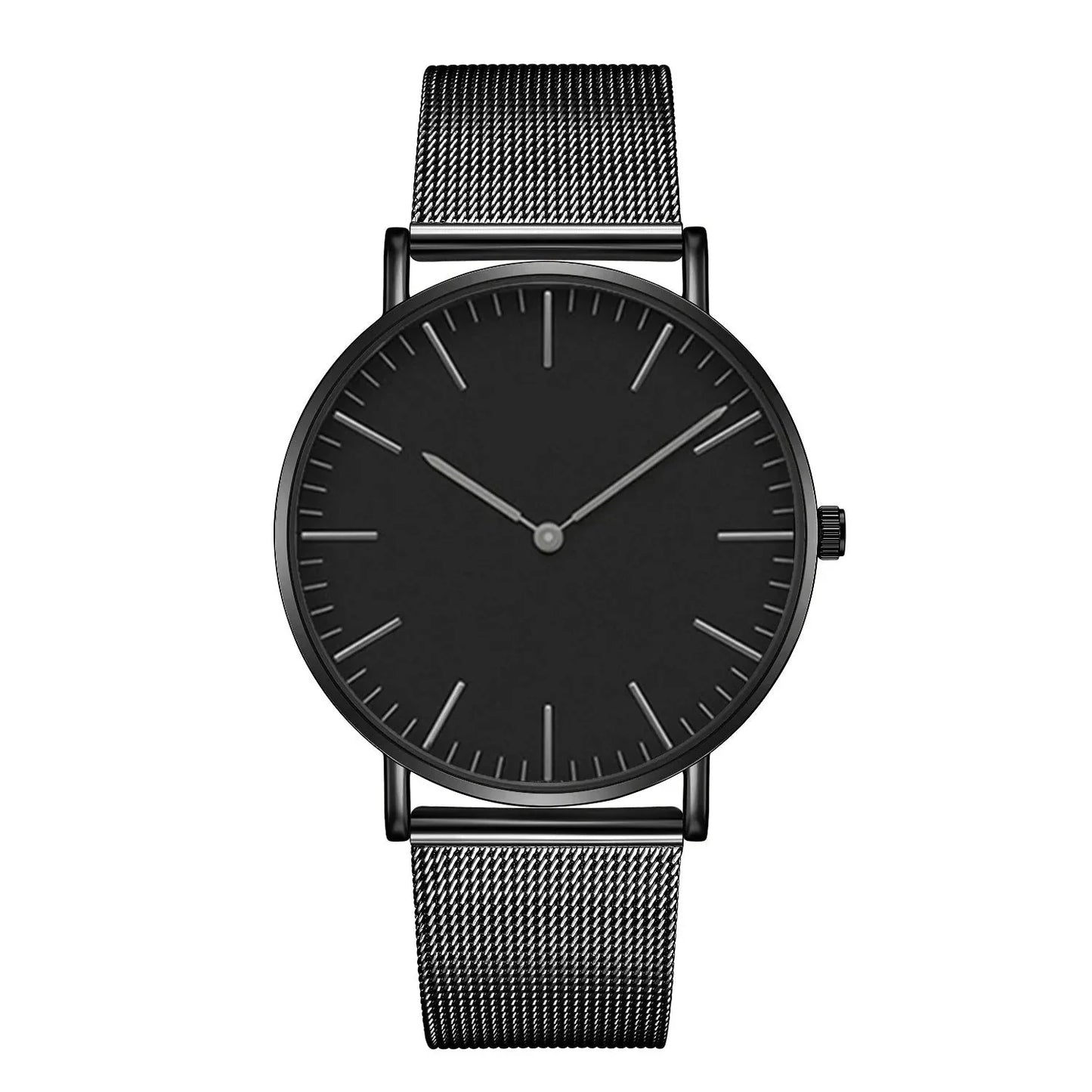 Women's Round 38mm Watch relógio Belleza & Glamour Preto