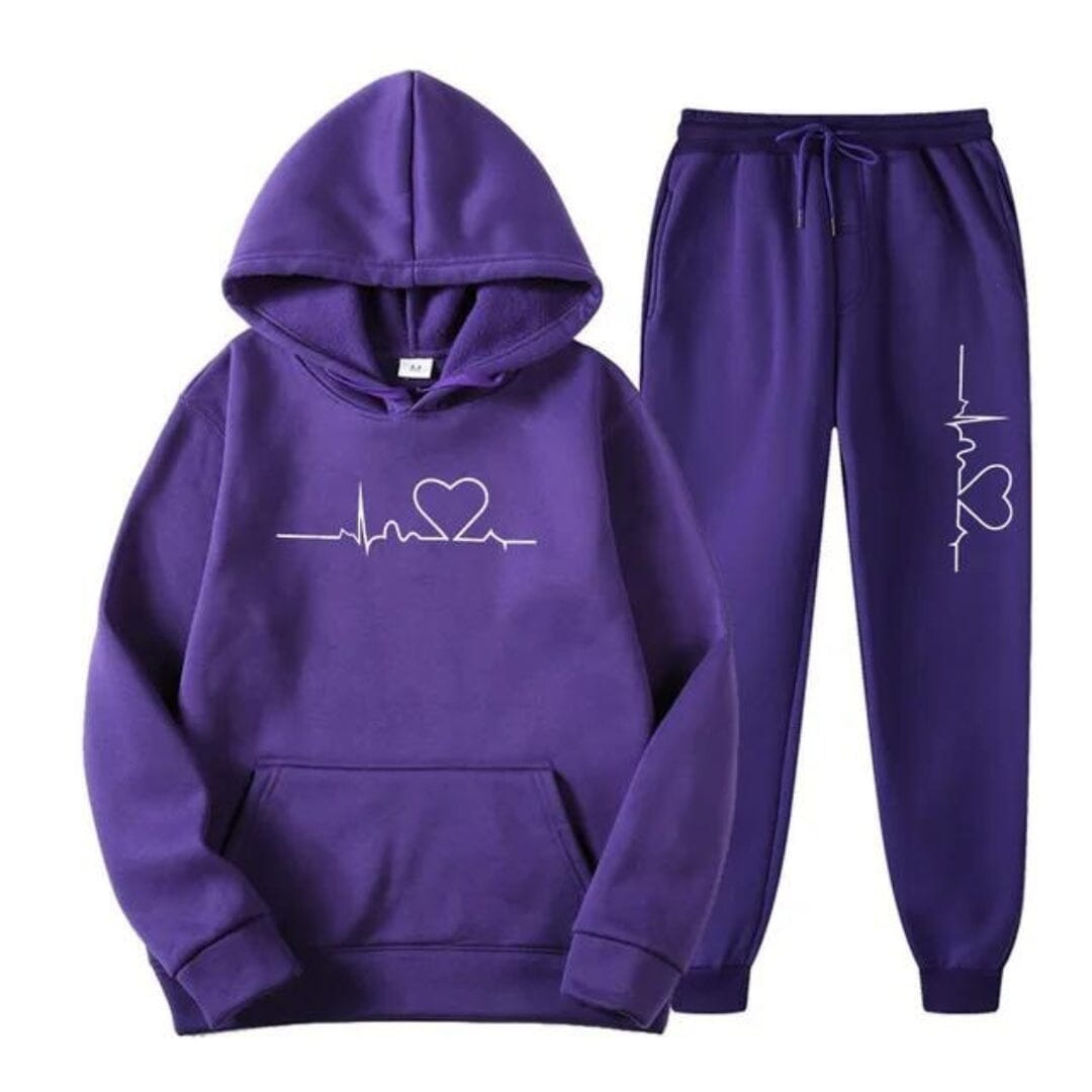 Amilia™ | Comfy and Warm Tracksuit Tracksuit Belleza & Glamour Purple S 