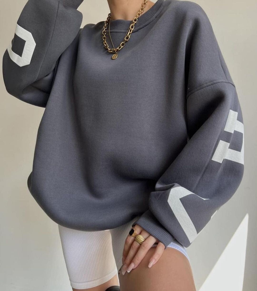 Bella | Snug Oversized Sweatshirt Sweatshirt Belleza & Glamour 