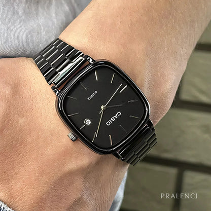 C A S I O Luxurious 36mm Watch - Water Resistant | Transferred steel Relógio CASIO Luxurious 36mm - Unissex Resistente à água | Aço Inoxidável Belleza & Glamour 