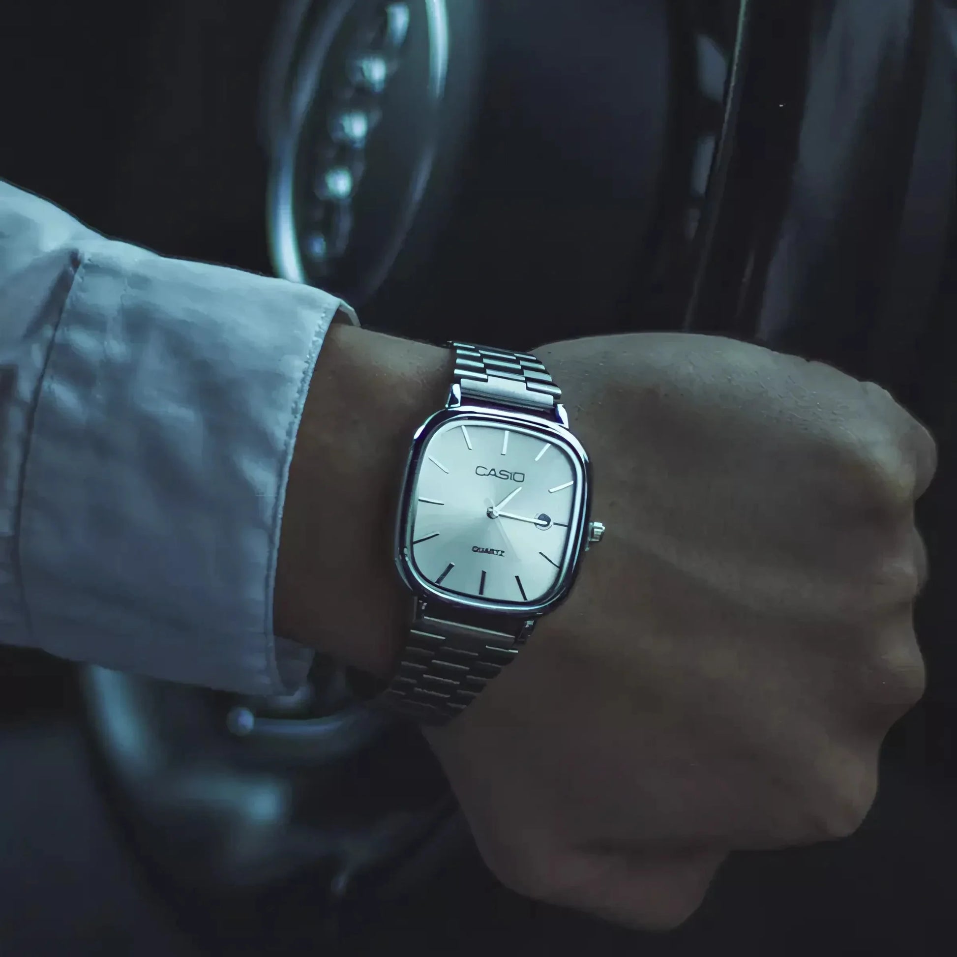 C A S I O Luxurious 36mm Watch - Water Resistant | Transferred steel Relógio CASIO Luxurious 36mm - Unissex Resistente à água | Aço Inoxidável Belleza & Glamour 