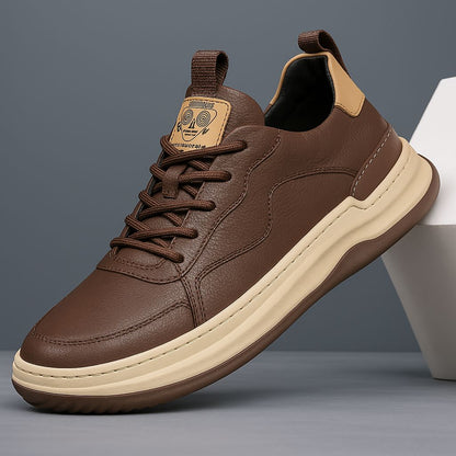 Canyon Leather Sneakers Belleza & Glamour Brown 5 