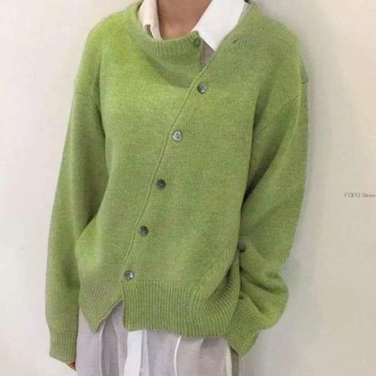 Charlotte™ | Cozy Sweater women sweater Belleza & Glamour Green XS 