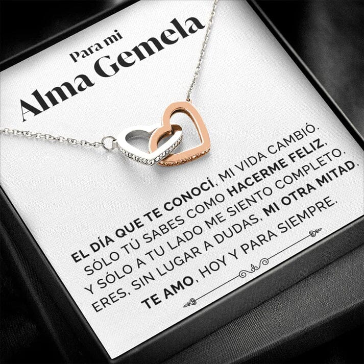 Collar with dedication card Belleza & Glamour For my love 
