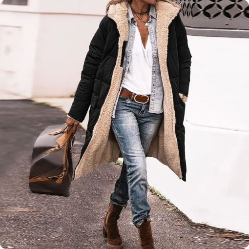 CosyChic Bliss Long Coat Belleza & Glamour Black S 