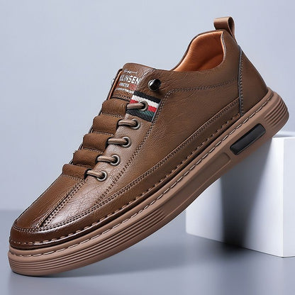 Dalton Leather Sneaker Belleza & Glamour Brown 5 