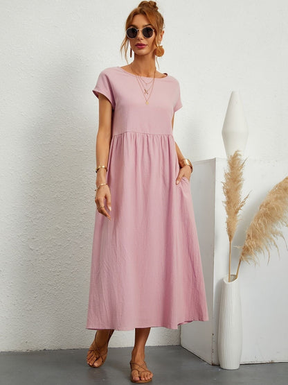 Emma-Casual Dress Dress Belleza & Glamour Pink S 