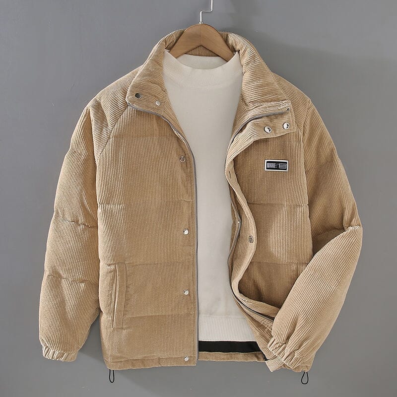 Ethan | Corduroy Jacket™ Jacket & Coats Belleza & Glamour Khaki S 