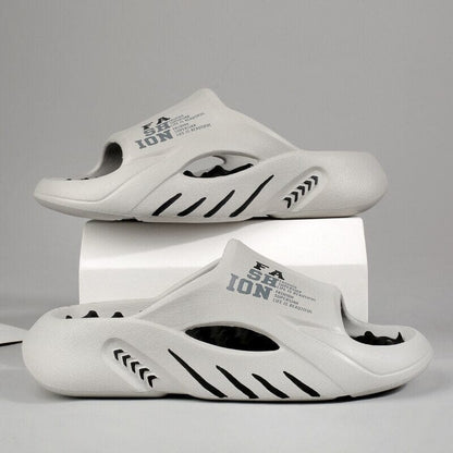 Ethan™ | Soothing Massage Slippers Slippers Belleza & Glamour Grey Black 38 