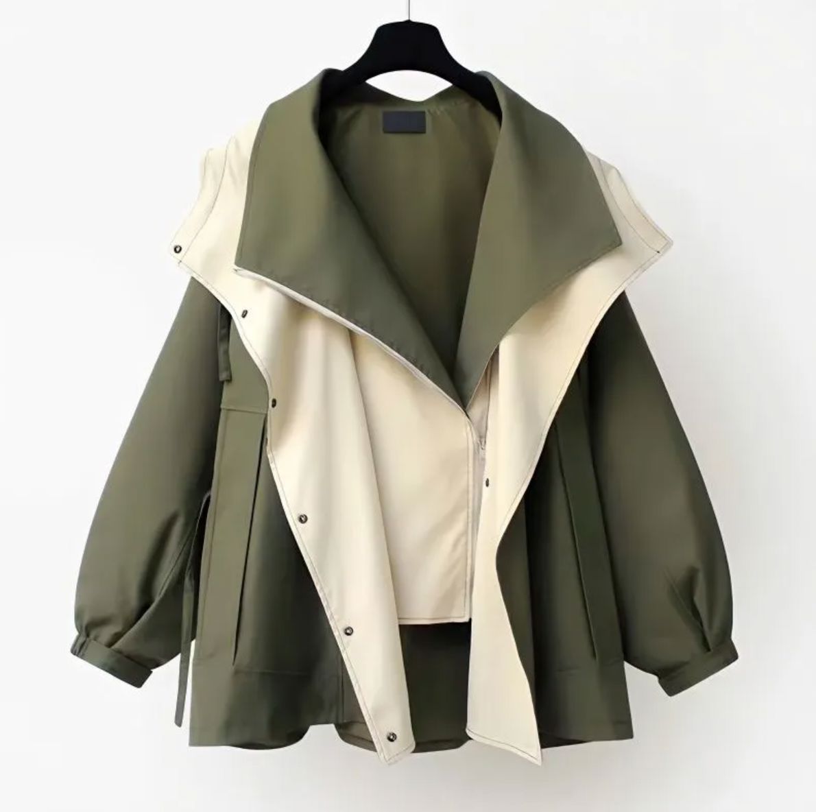 Evelyn | Modern Trenchcoat Belleza & Glamour Green M 