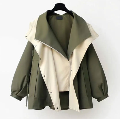 Evelyn | Modern Trenchcoat Belleza & Glamour Green M 