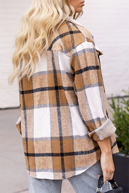 Harper™- Plaid Flannel Shirt Belleza & Glamour 