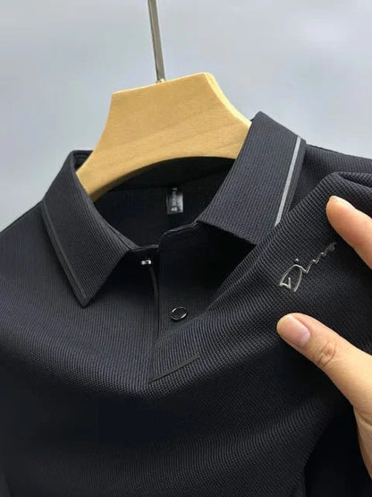 James™ | Men's Polo Shirt Belleza & Glamour Black M 