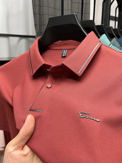 James™ | Men's Polo Shirt Belleza & Glamour Red M 