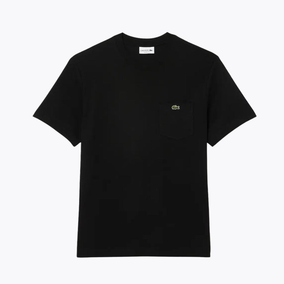 LC Cotton T-shirt with Breast Pocket LC Cotton T-shirt with Breast Pocket Slate Crown Black S 