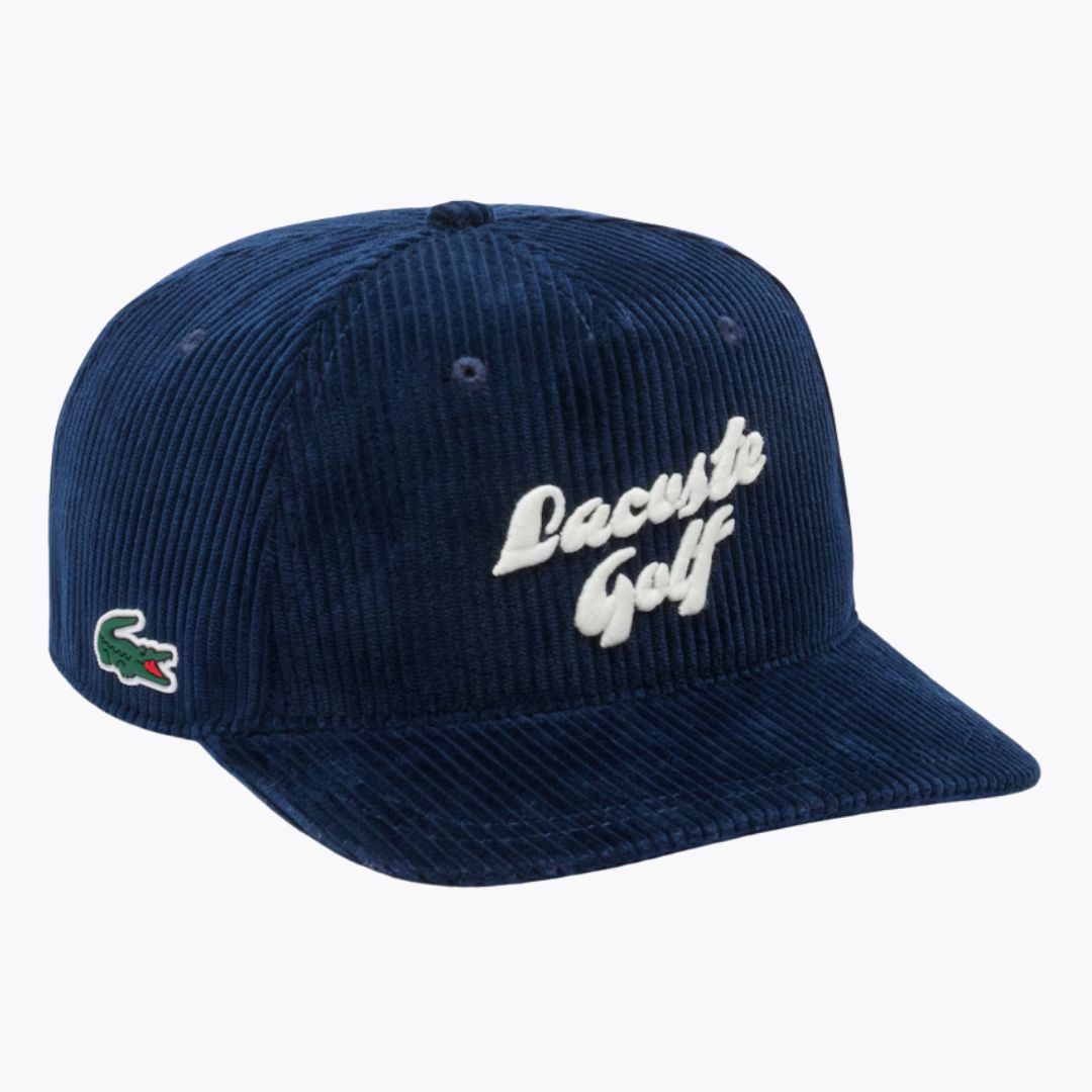 LC Embroidered Corduroy Golf Cap LC Embroidered Corduroy Golf Cap Slate Crown Midnight blue 