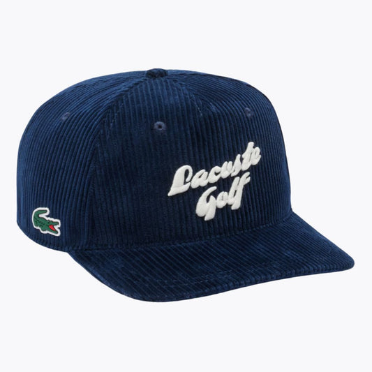 LC Embroidered Corduroy Golf Cap LC Embroidered Corduroy Golf Cap Slate Crown Midnight blue 
