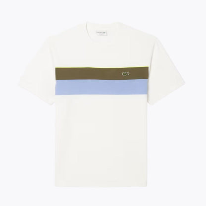 LC Jersey Colour-Block T-shirt LC Jersey Colour-Block T-shirt Slate Crown White / khaki green / purple S 