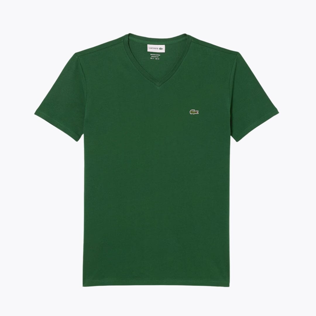 LC Lightweight Cotton Pima V Neck T-shirt LC Lightweight Cotton Pima V Neck T-shirt Slate Crown Pine green S 