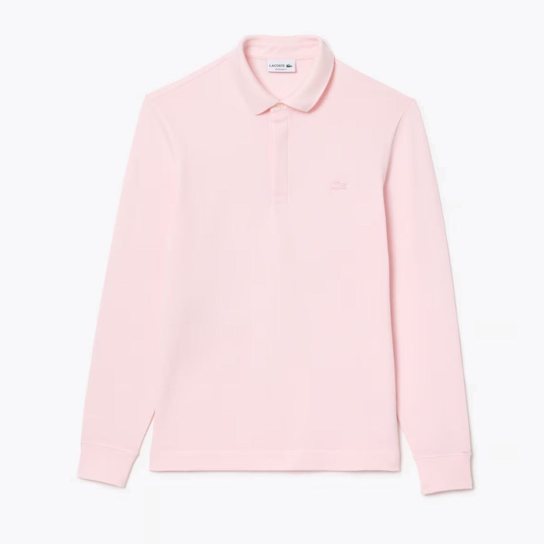 LC Regular Fit Paris Stretch Piqué Polo Shirt LC Regular Fit Paris Stretch Piqué Polo Shirt Slate Crown Pink S 