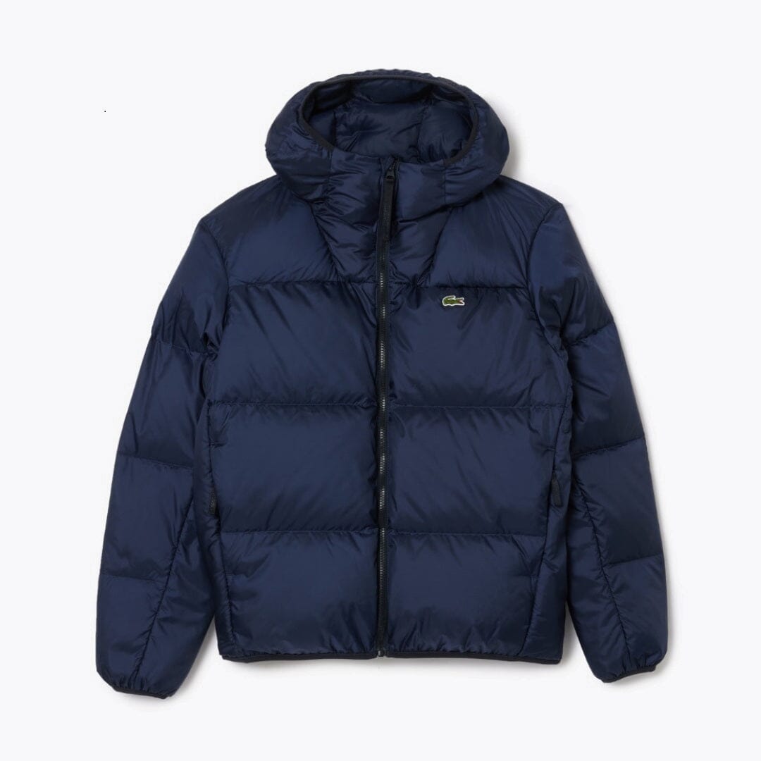 LC Short Water-Repellent Hooded Puffed Jacket LC Short Water-Repellent Hooded Puffed Jacket Slate Crown Blue S 