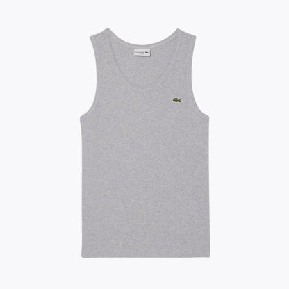 LC Slim Fit Ribbed Cotton Tank Top LC Slim Fit Ribbed Cotton Tank Top Slate Crown Light grey S 
