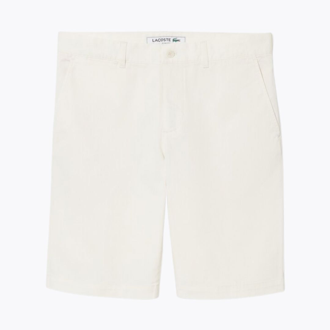 LC Slim Fit Stretch Cotton Chino Shorts LC Straight Fit Cotton Twill Pants Slate Crown White S 