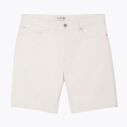 LC Straight Fit Denim Bermuda Shorts LC Straight Fit Denim Bermuda Shorts Slate Crown White S 