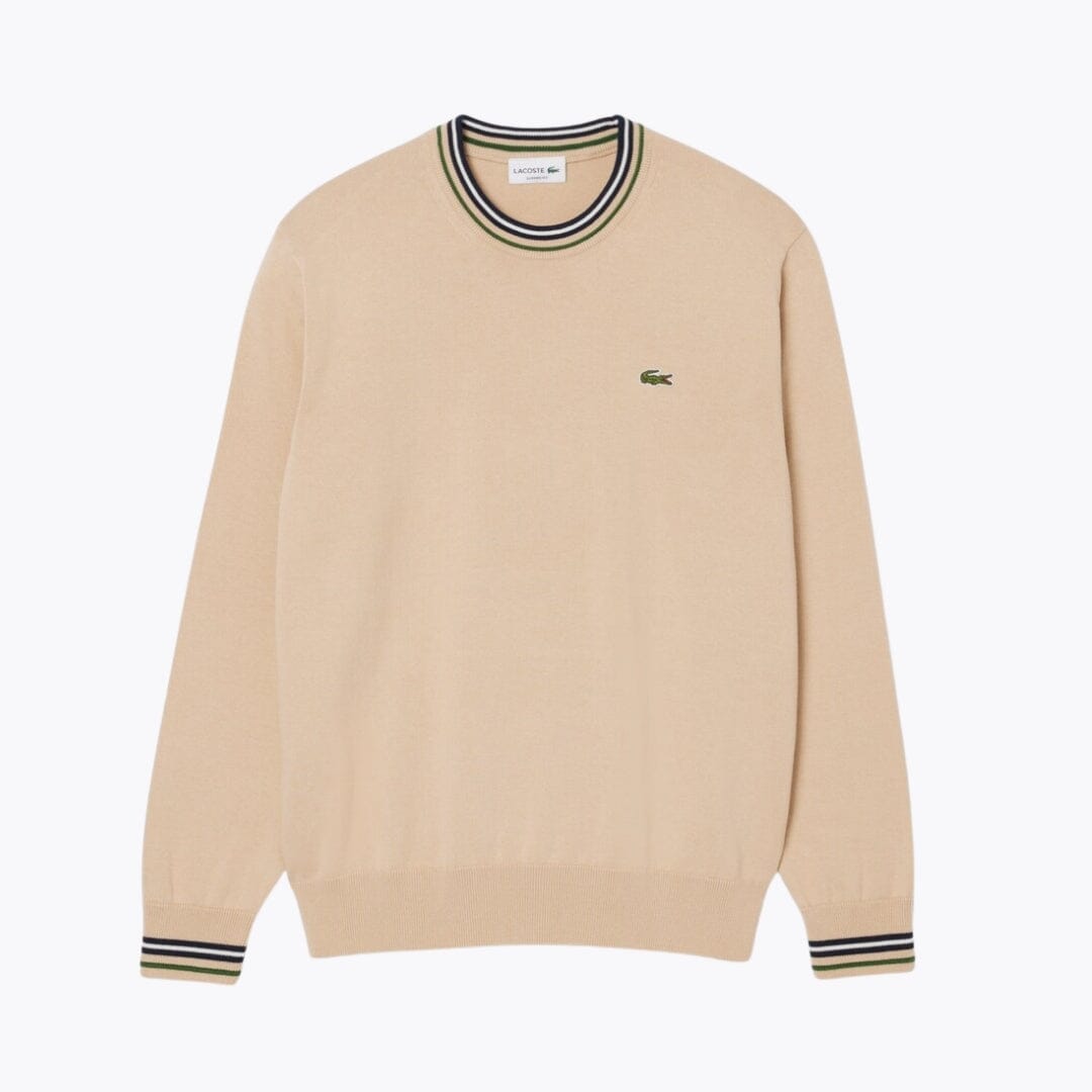 LC Striped Cotton Jersey Sweater LC Striped Cotton Jersey Sweater Slate Crown Beige / blue S 