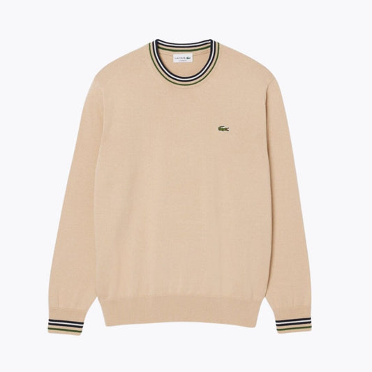 LC Striped Cotton Jersey Sweater LC Striped Cotton Jersey Sweater Slate Crown Beige / blue S 