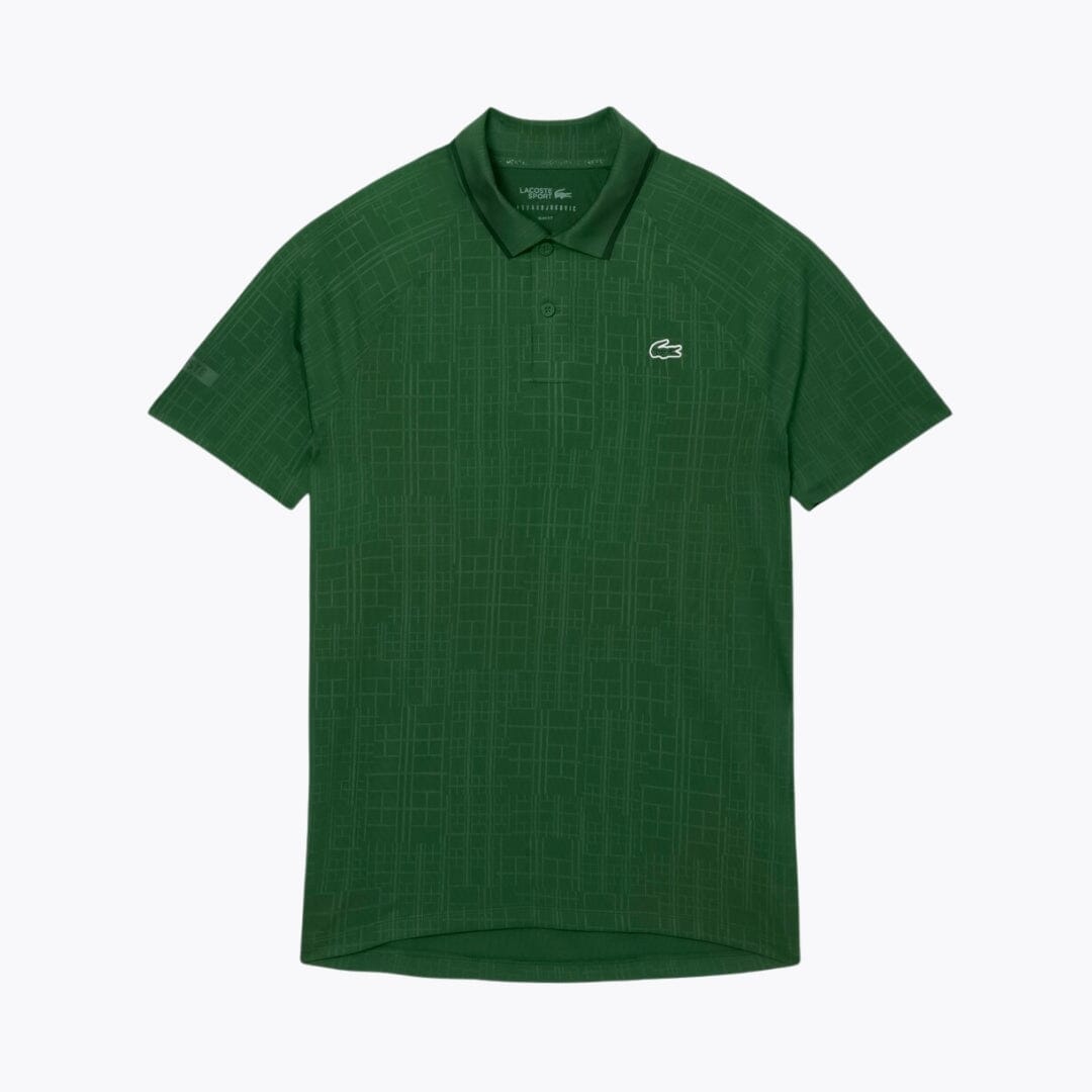 LC Tennis On Court Polo Shirt LC Tennis On Court Polo Shirt Slate Crown Green S 