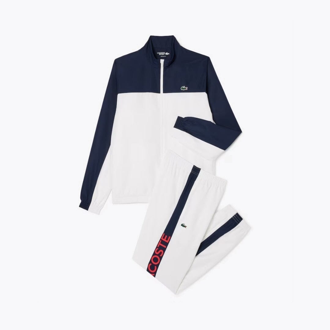 LC Tennis Printed Tracksuit LC Tennis Printed Tracksuit Slate Crown White / Navy blue / Red S 