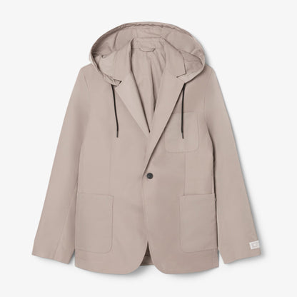 LC Twill Blazer with Hood LC Twill Blazer with Hood Slate Crown Grey S 