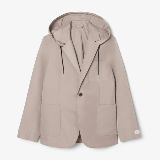 LC Twill Blazer with Hood LC Twill Blazer with Hood Slate Crown Grey S 