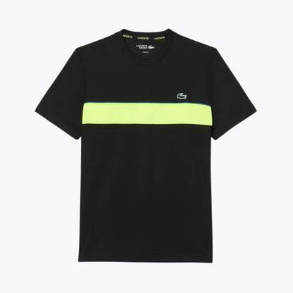 LC Ultra Dry Printed Tennis T-shirt LC Ultra Dry Printed Tennis T-shirt Slate Crown Black / flashy yellow S 