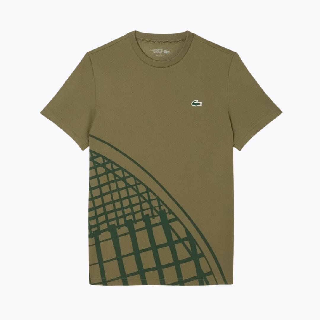 LC Ultra Dry Printed Tennis T-shirt LC Ultra Dry Printed Tennis T-shirt Slate Crown Khaki green S 