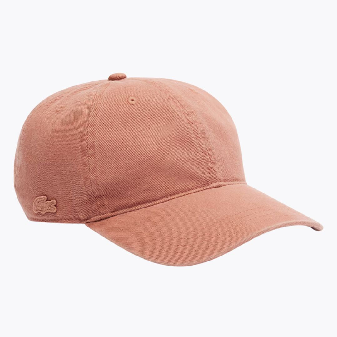 LC Washed Cotton Twill Cap LC Washed Cotton Twill Cap Slate Crown Terracotta brown 