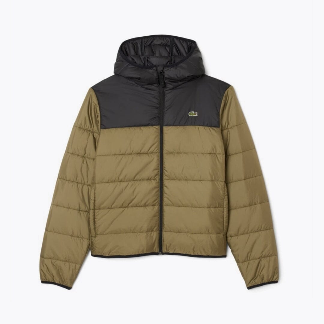 LC Water-Repellent Quilted Puffed Jacket LC Water-Repellent Quilted Puffed Jacket Slate Crown Khaki Green S 
