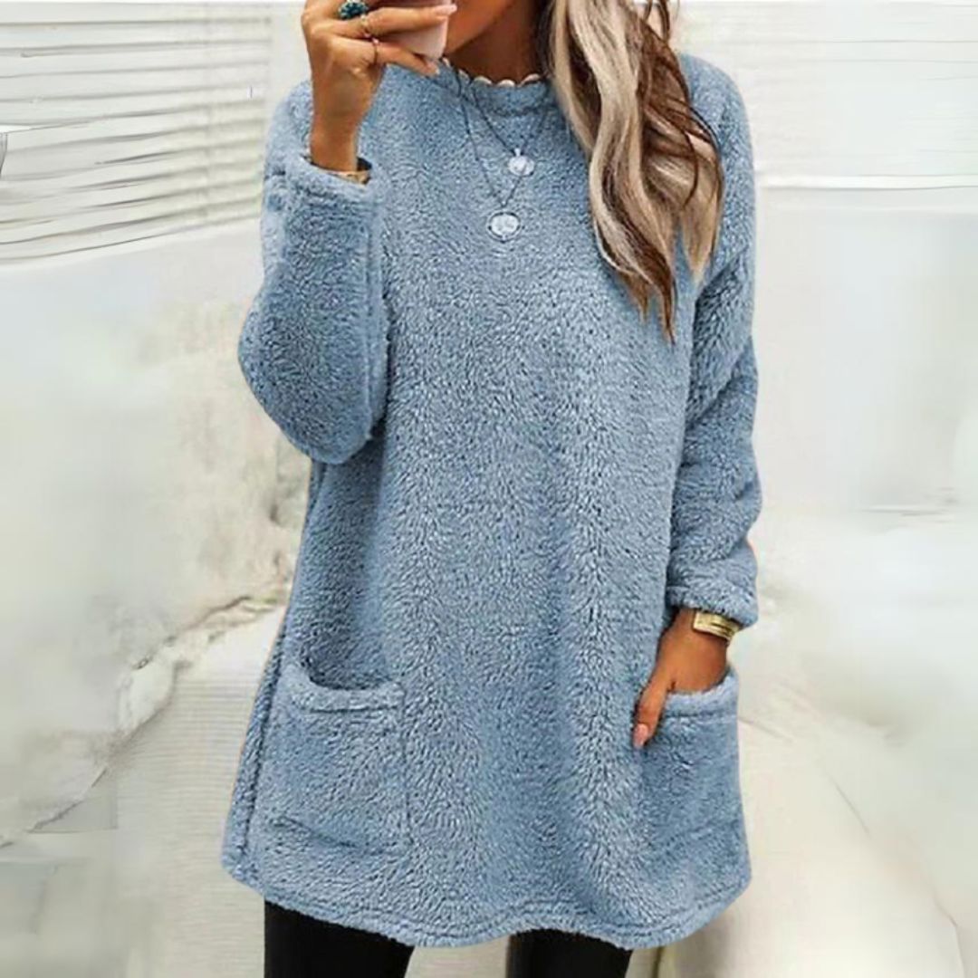 Liam | Cozy Fleece Sweater Sweater Belleza & Glamour Blue S 