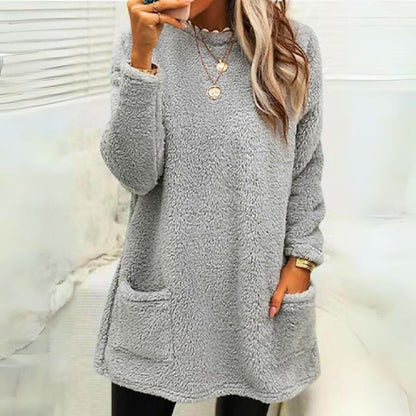 Liam | Cozy Fleece Sweater Sweater Belleza & Glamour Gray S 