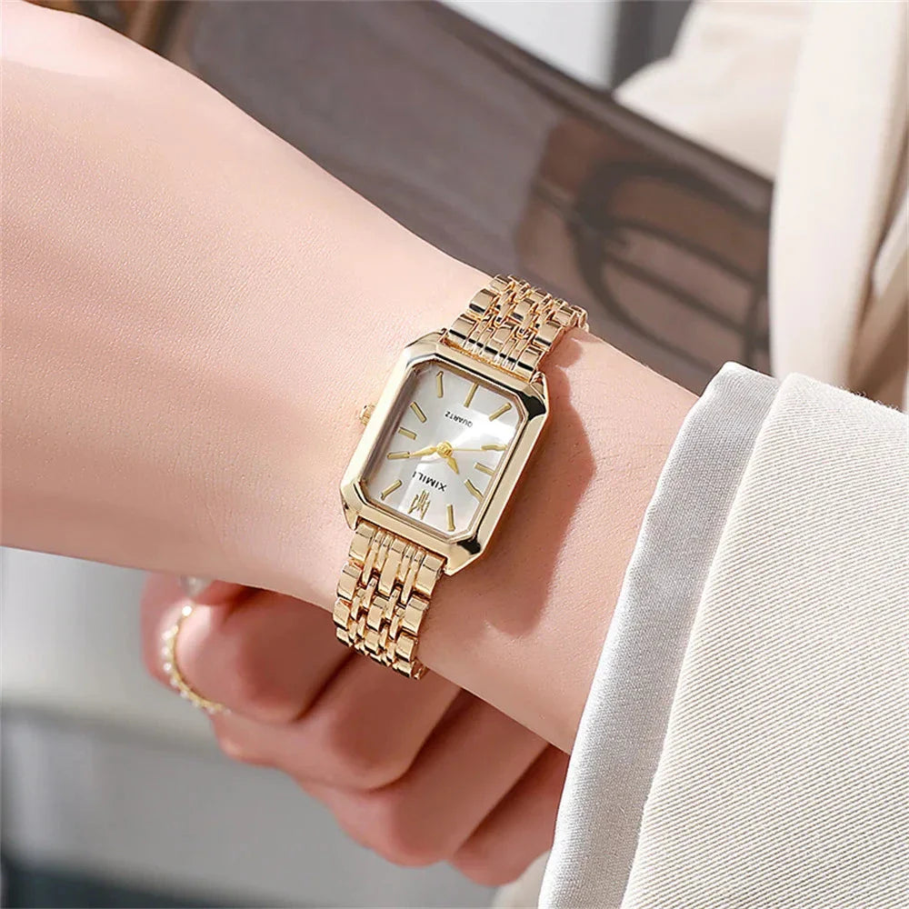 Lightweight Stainless Steel Watch for Women Belleza & Glamour 